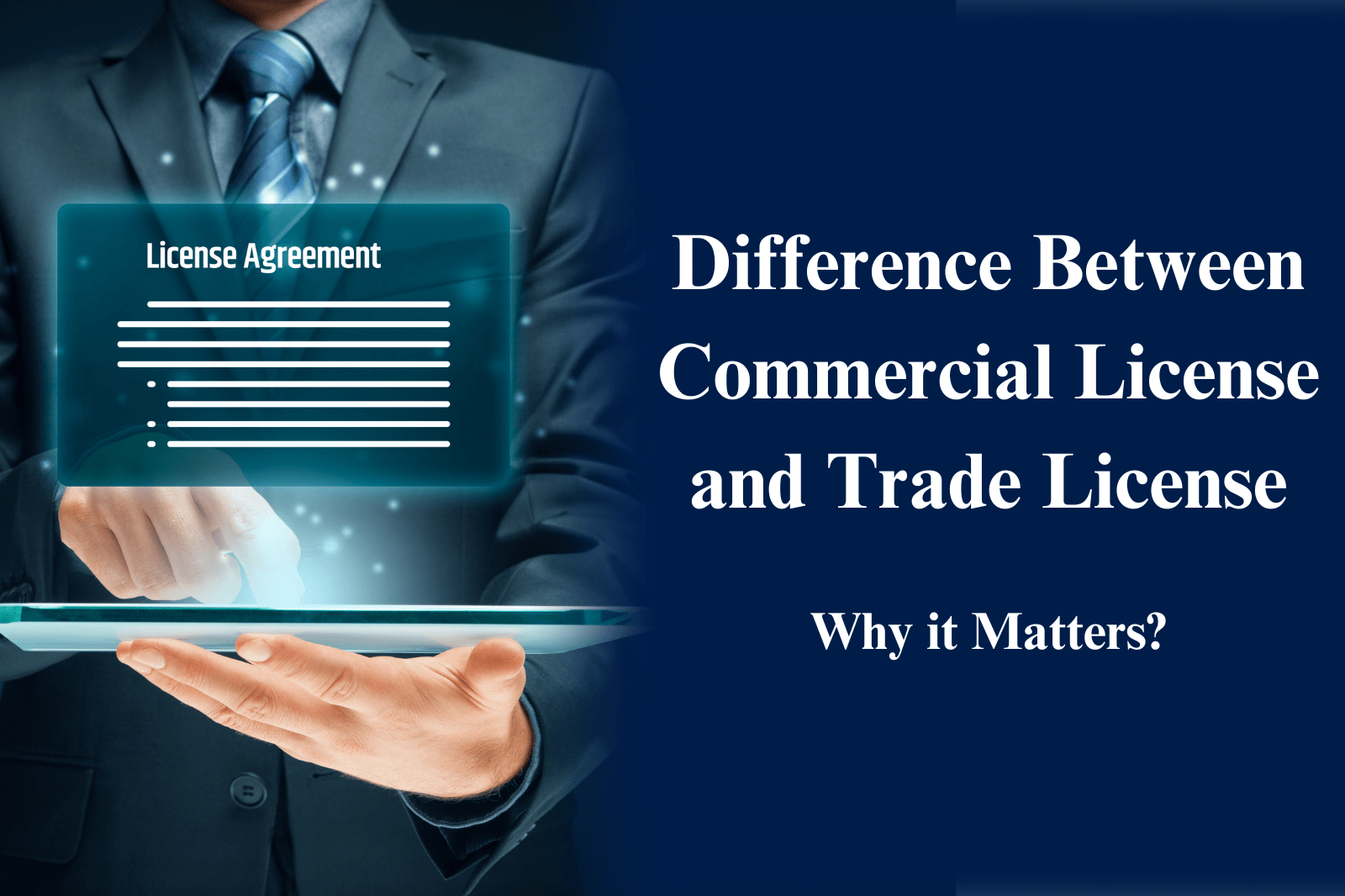 Commercial License and Trade License